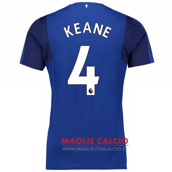 nuova maglietta everton 2017-2018 keane 4 prima